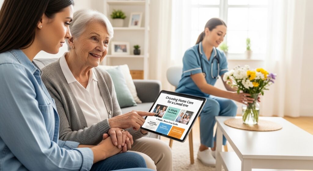 Choosing Home Care for a Loved One: A Simple, Stress-Free Guide
